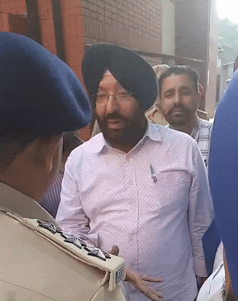 अकाली दल के शहरी प्रधान इकबाल सिंह ढींढसा।