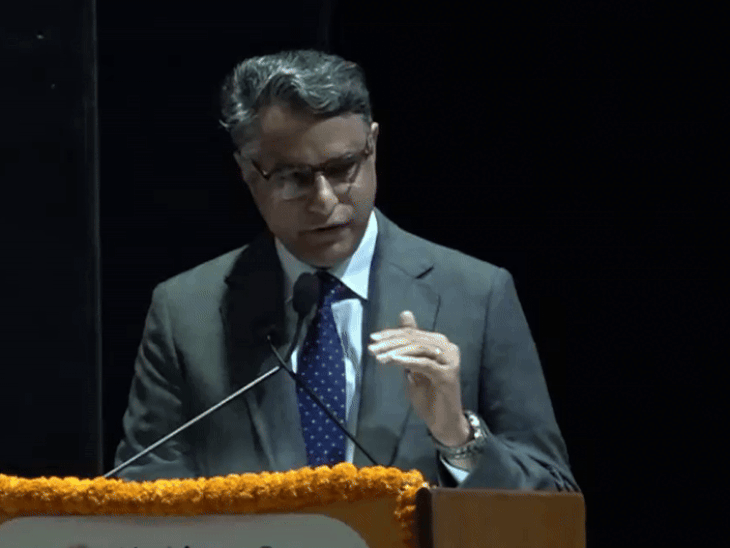 DGP चंडीगढ सागरप्रीत सिंह हुड्डा संबोधन देते हुए।