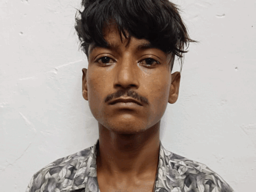 गिरफ्तार आरोपी चिंकल बागरिया।