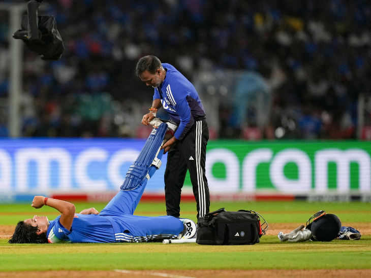 शेफाली वर्मा को मांसपेशियों में खिंचाव हुआ था। बाद में फिजियो ने उनका इलाज किया।