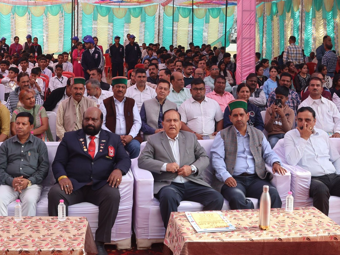 फेडरेशन कप क्लासिक एवं इक्विप्ट पावर लिफ्टिंग चैंपियनशिप 2025 में पहुंचे विधानसभा अध्यक्ष कुलदीप सिंह पठानिया।