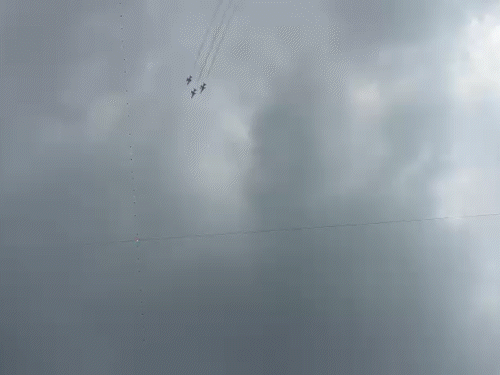 भारतीय वायु सेना की सूर्यकिरण एयरोबेटिक आकाश गंगा टीम रायपुर में करेगी परफार्म।