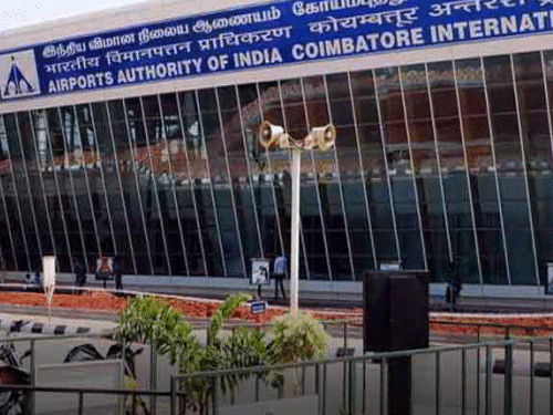 कोयंबटूर एयरपोर्ट से एक किलोमीटर दूरी पर हुई वारदात।