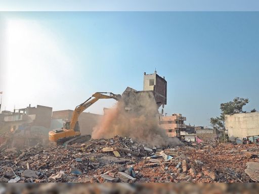 तकिया मस्जिद की जमीन जहां से अतिक्रमण हटाया गया था।