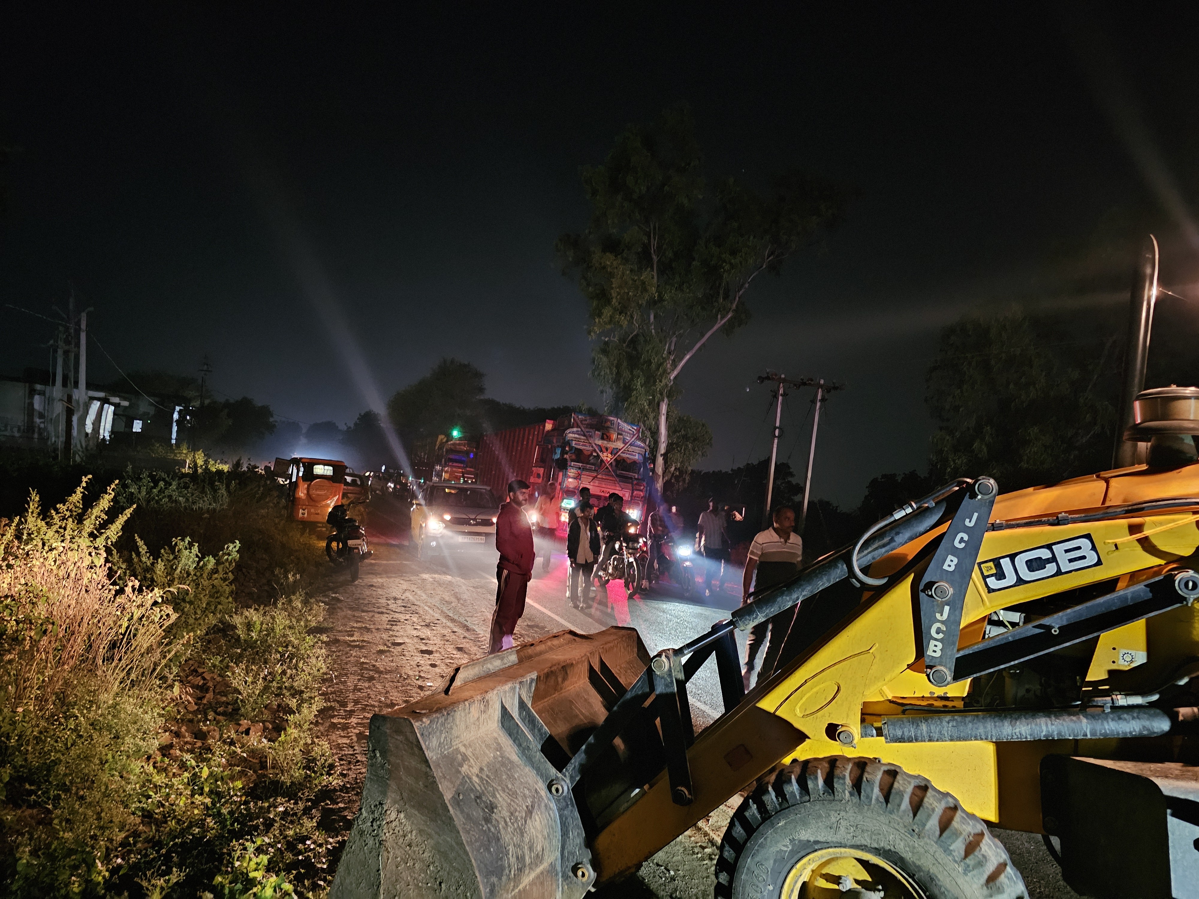 दुर्घटना का दृश्य