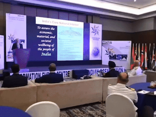 गुरुग्राम में मैरीटाइम इन्फॉर्मेशन शेयरिंग वर्कशॉप में मौजूद देशों के प्रतिनिधि।