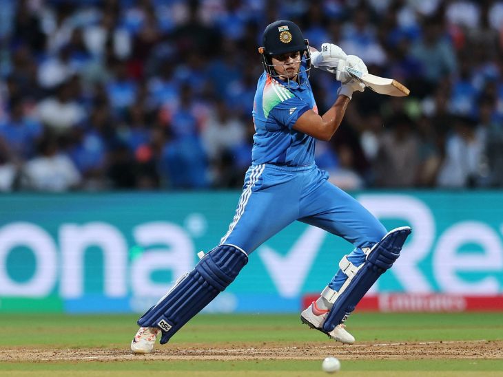 इंजरी रिप्लेसमेंट बनकर आईं शेफाली वर्मा ने 87 रन की पारी खेली।