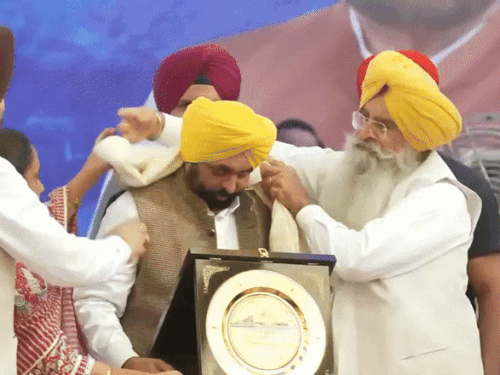 मुक्तसर में सीवरेज प्लांट का उद्घाटन करने पहुंचे सीएम भगवंत मान। (फाइल शॉर्ट)