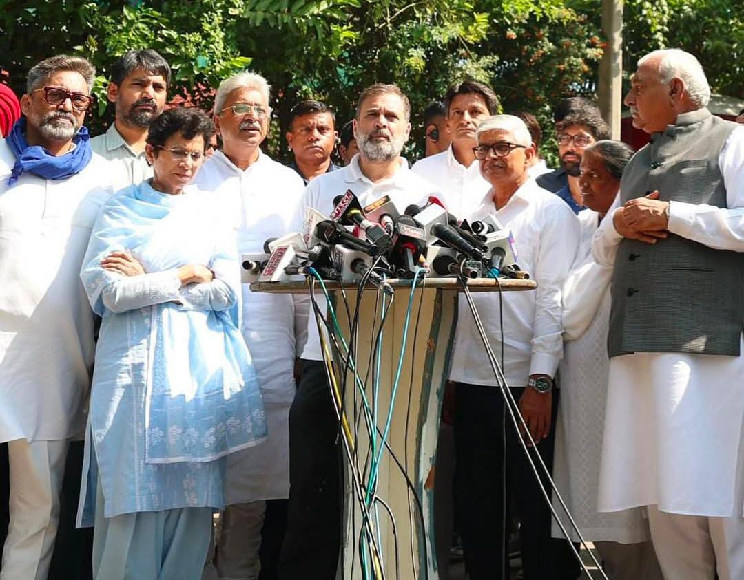 हरियाणा कांग्रेस के 2 नेता बिहार चुनाव में स्टार प्रचारक:  रणदीप सुरजेवाला और प्रदीप नरवाल को जगह, राहुल गांधी की टीम के सदस्य – Panchkula News