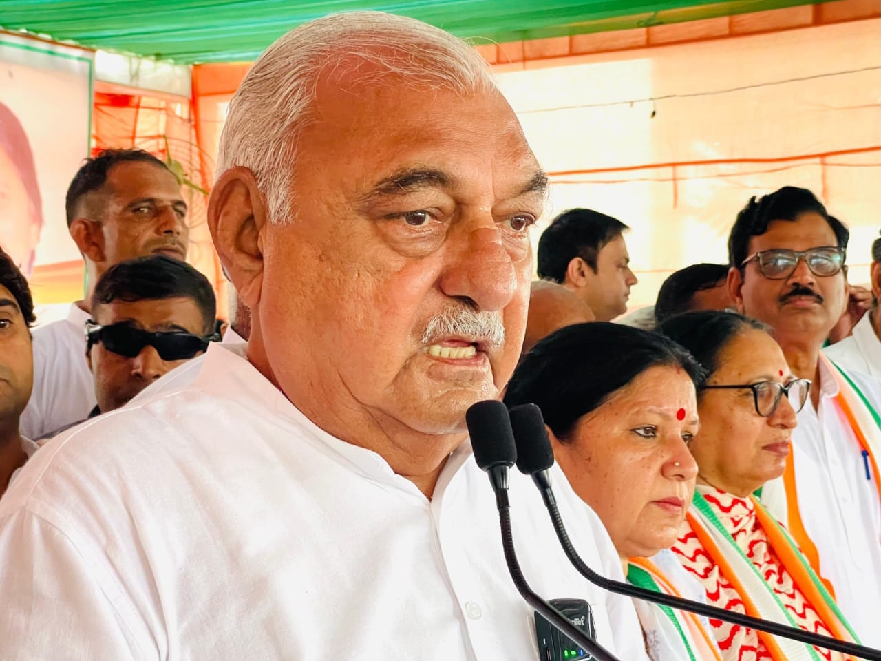 हरियाणा के पूर्व मुख्यमंत्री भूपेंद्र सिंह हुड्‌डा। - फाइल फोटो