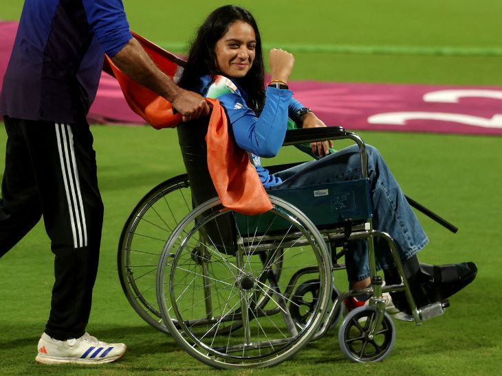 प्रतिका रावल वर्ल्ड कप का सेमीफाइनल और फाइनल नहीं खेल पाई थीं।