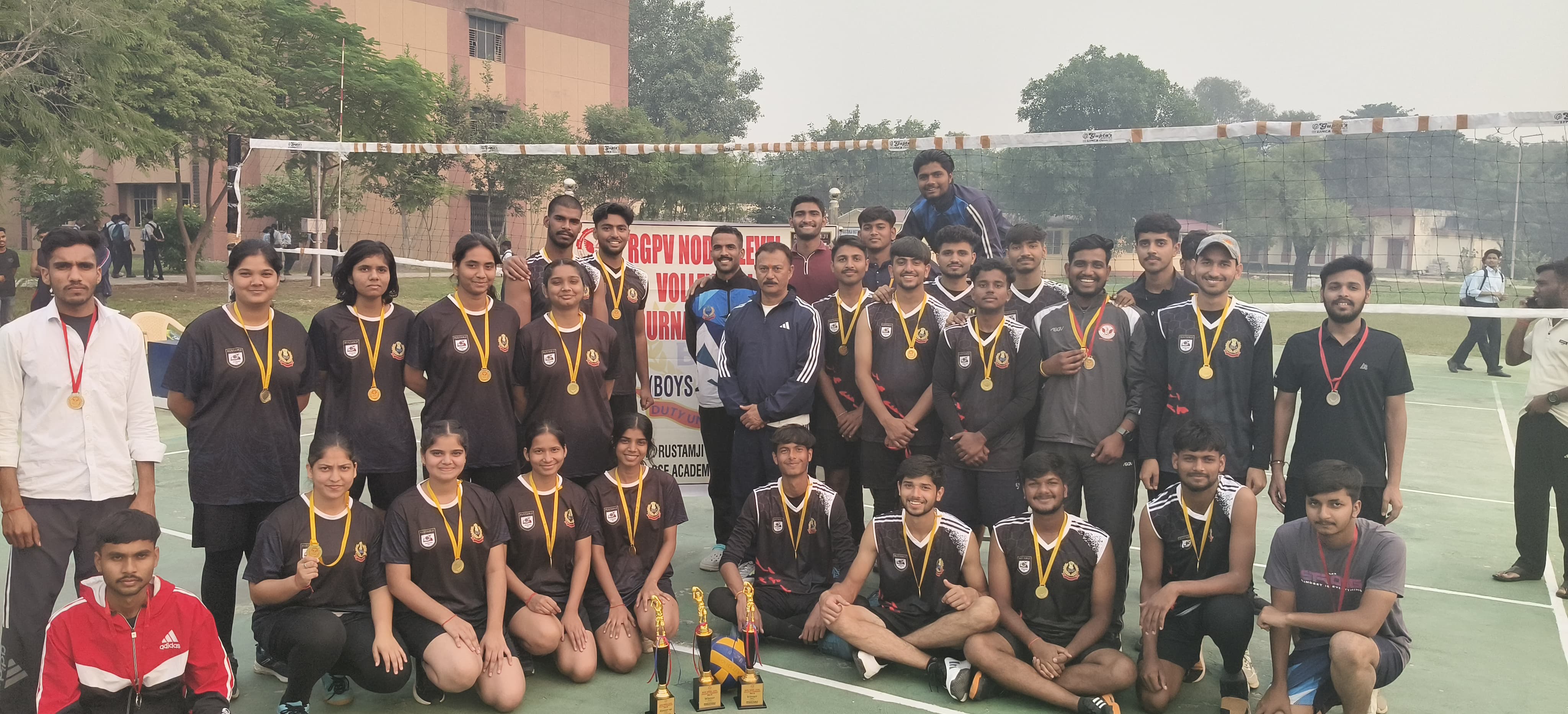 Vg Tap Rjit RJIT won the volleyball championship