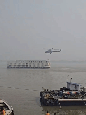 काशी में NSG का गंगा नदी में मॉक ड्रिल, हेलिकॉप्टर से कमांडो ने क्रूज को घेरा; आतंकियों को तलाशा