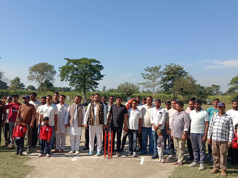 Cricket tournament begins in Bhanpur Khajuria