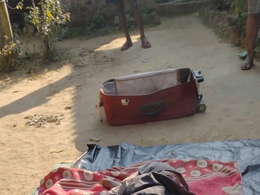 पुलिस ने शव को ट्रॉली बैग से बाहर निकालकर पीएम के लिए भिजवाया।