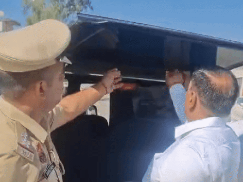 DGP के बयान के बाद बुलेट-थार पर पुलिस एक्शन:  पंचकूला में थार की ब्लैक फिल्म उतारकर काटा चालान, बुलेट को किया इंपाउंड – Panchkula News