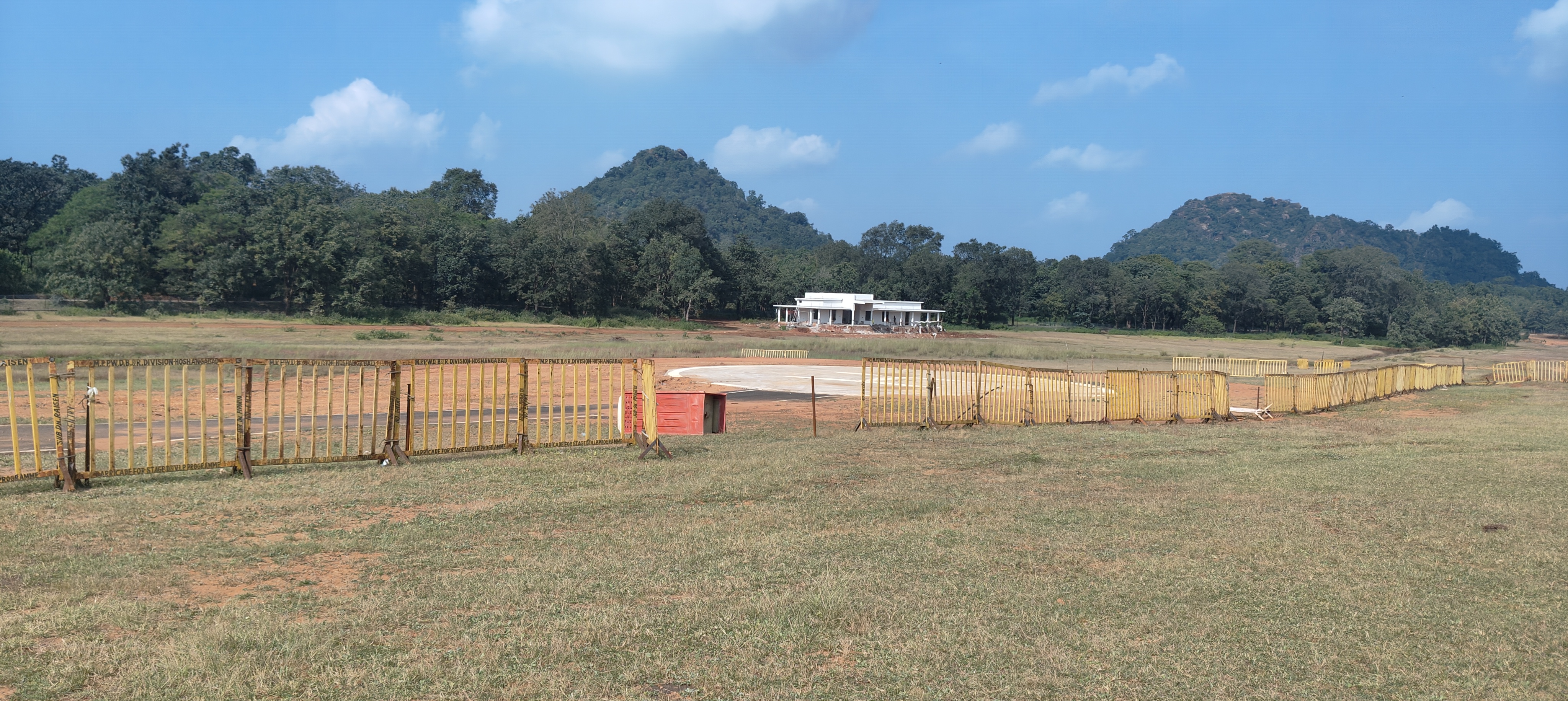 पचमढ़ी में स्थित हेलिपैड।