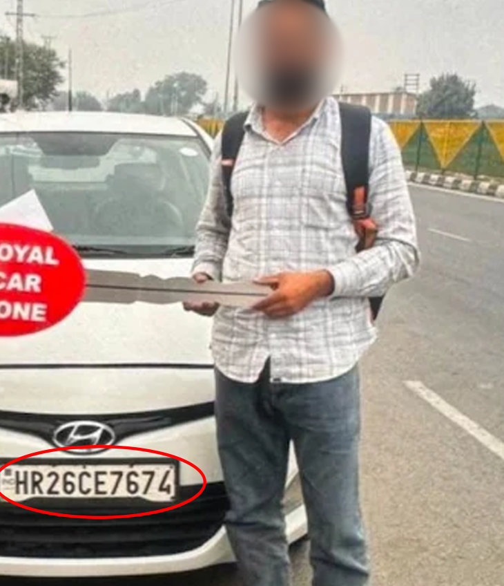 This photo is said to be of Tariq. Tariq himself bought this white i20 car from Salman.