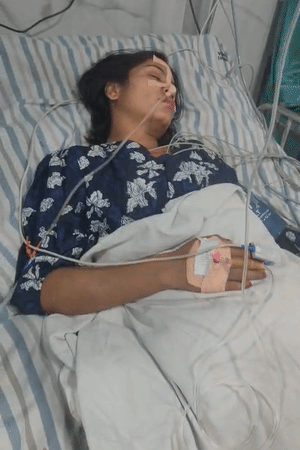 फाफामऊ के एक प्राइवेट हॉस्पिटल में ICU में अभ्या का इलाज चल रहा है।