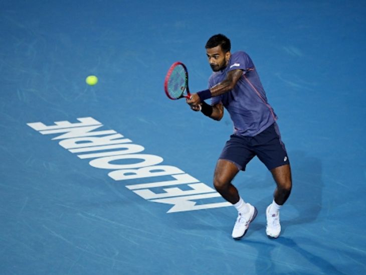 ऑस्ट्रेलिया ओपन 2025 में सुमित नागल मेन ड्रॉ में खेले थे। - Dainik Bhaskar