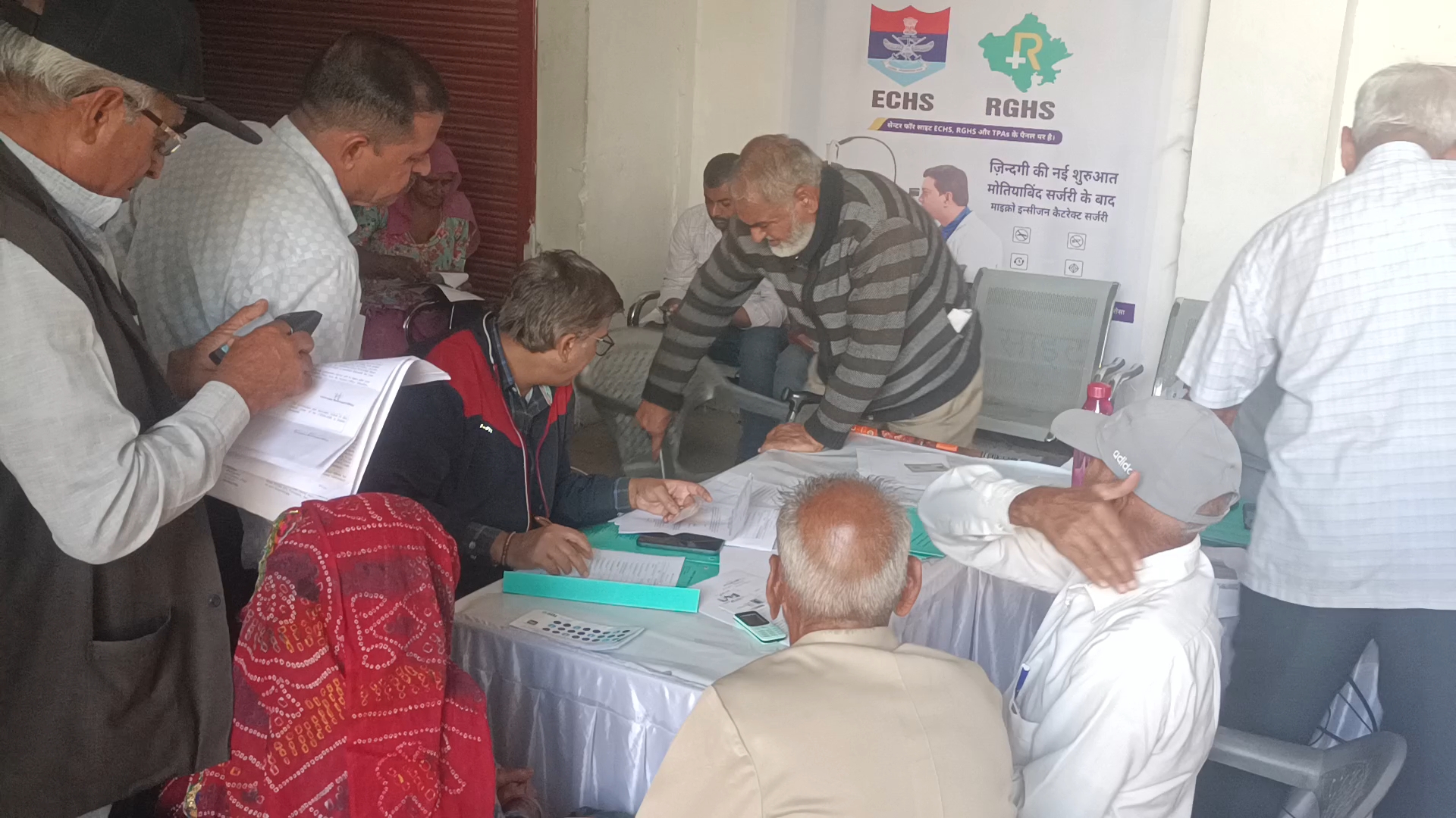 झुंझुनूं में पूर्व सैनिकों की पेंशन का समाधान मौके पर