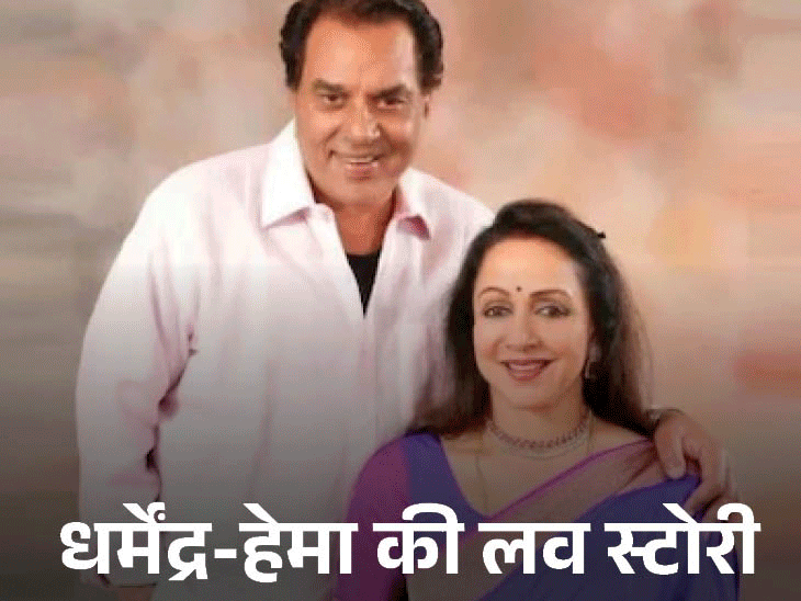 धर्मेंद्र और हेमा मालिनी ने एक साथ 30 से अधिक फिल्मों में काम किया है। - Dainik Bhaskar