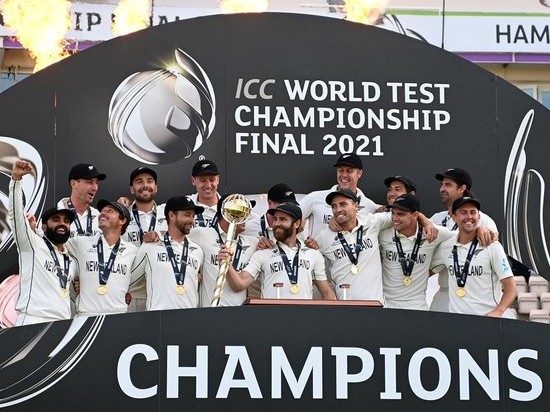 न्यूजीलैंड WTC की पहली चैंपियन है, टीम ने 2021 में भारत को फाइनल हराकर टाइटल जिता था। - Dainik Bhaskar