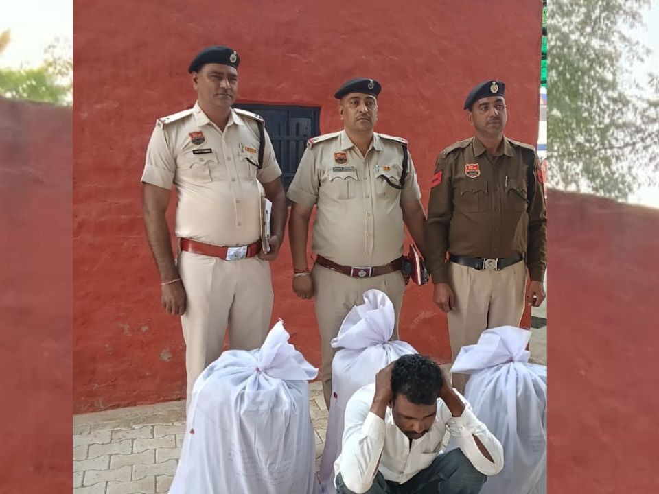 सिरसा में चूरा पोस्त समेत युवक अरेस्ट:  राजस्थान से लेकर आया, पुलिस को देखकर भागने की कोशिश, स्विफ्ट गाड़ी से सप्लाई – nathusari kalan News