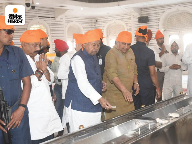 पटना सिटी गुरुद्वारे भी गए सीएम।