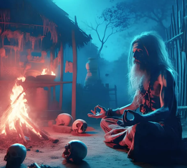 तांत्रिक ने जाल में फंसाकर 1 करोड़ रुपए मांगे थे। (AI इमेज)