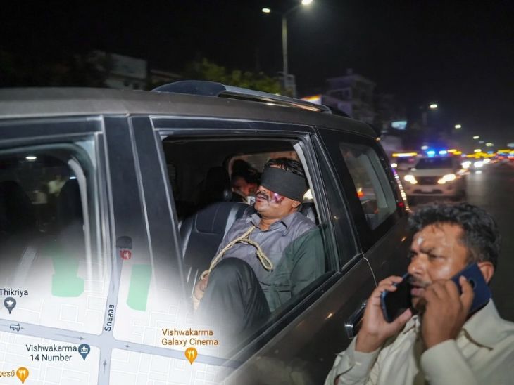 किडनैपर्स को फिरौती की रकम लाने वाले के साथ में पुलिस के होने का शक था, आज सुबह बिजनेसमैन को मानसरोवर इलाके में पटककर भाग गए।