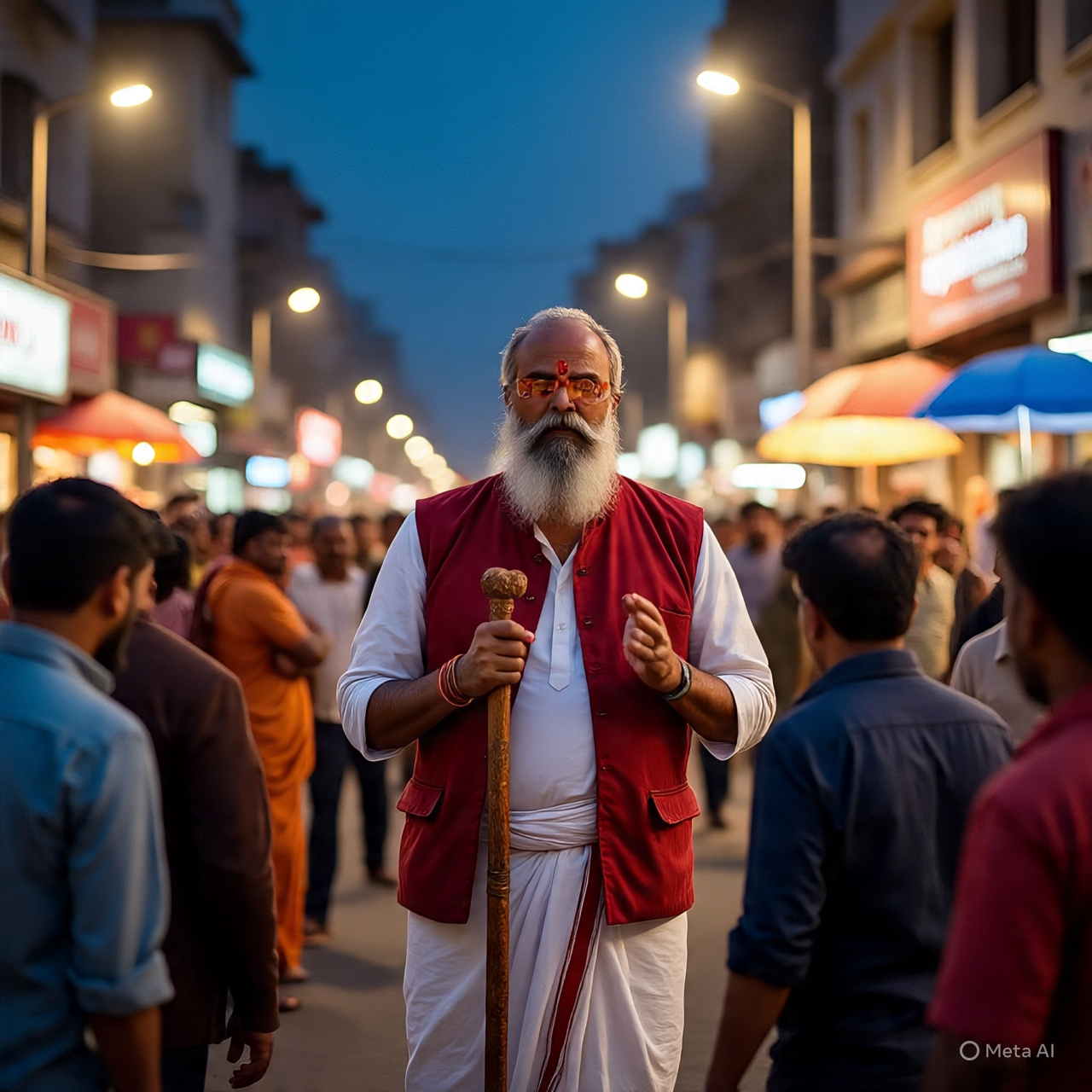 बोलता- मुझे वरदान मिला हुआ है। मैं सब ठीक कर सकता हूं। (AI इमेज)