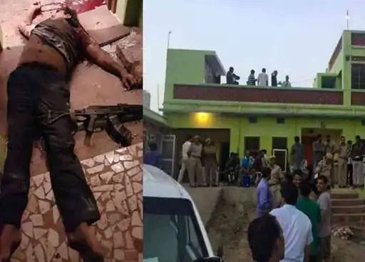 24 जून 2017 को पुलिस ने चूरू जिले के मालासर में श्रवण सिंह राजपूत के घर में छिपे आनंदपाल सिंह को मार गिराया था। (फाइल फोटो)