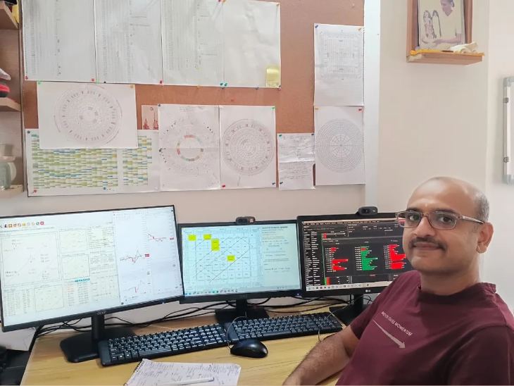 जय पटेल ज्योतिषीय गणनाओं के आधार पर ट्रेड करते हैं और सलाह भी देते हैं।