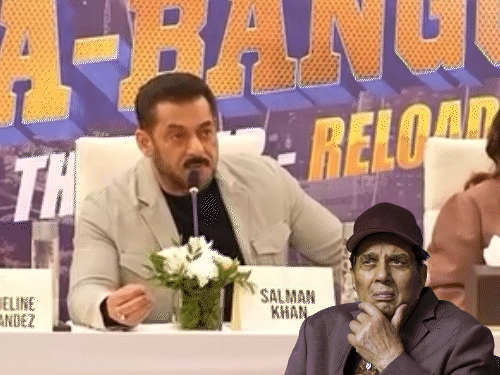 सलमान और धर्मेंद्र ने फिल्म प्यार किया तो डरना क्या में साथ काम किया है। - Dainik Bhaskar