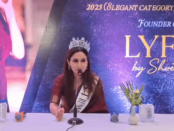 डॉ. श्वेता मिश्रा ने भोपाल में की पत्रकार वार्ता।