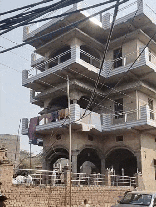 नूंह जिले के सुनहेड़ा गांव में मुस्तकीम का घर।