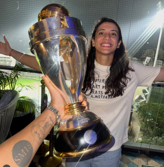 पलाश मुच्छल-स्मृती मंधानाच्या लग्नाची पत्रिका व्हायरल: फॅन अकाउंटवरून निमंत्रण पत्रिका पोस्ट, 20 नोव्हेंबर रोजी लग्न करणार असल्याचा दावा पलाश मुच्छल-स्मृती मंधानाच्या लग्नाची पत्रिका व्हायरल: फॅन अकाउंटवरून निमंत्रण पत्रिका पोस्ट, 20 नोव्हेंबर रोजी लग्न करणार असल्याचा दावा