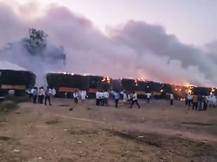 आगजनी के बाद जमखंडी, रबकवी-बनहट्टी और मुधोल में BNS की धारा 163 लागू की गई।