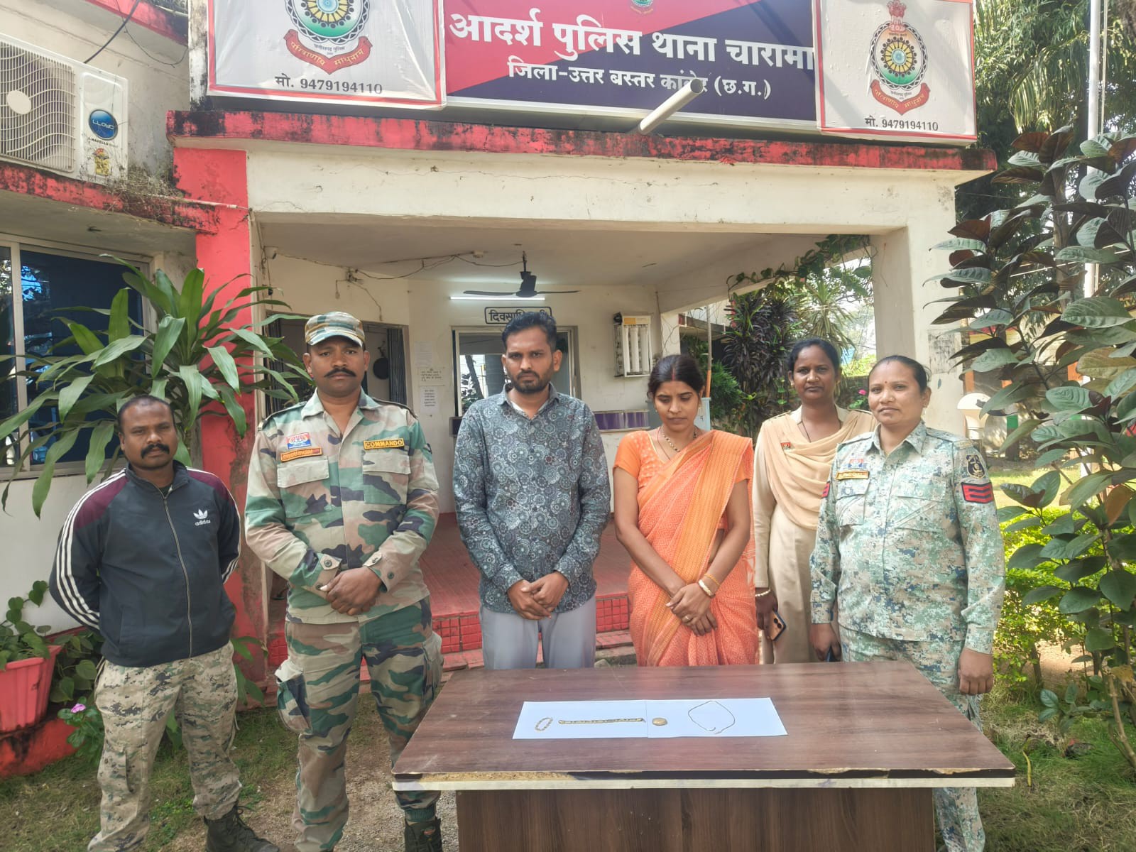 आरोपी पति-पत्नी गिरफ्तार।