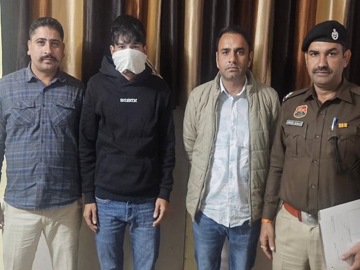 रोहतक में शराब ठेके पर फायरिंग करने वाला गिरफ्तार:  कॉल कर रंगदारी मांगी, न देने पर चलाई थी गोलियां; 1 दिन के रिमांड पर – Rohtak News