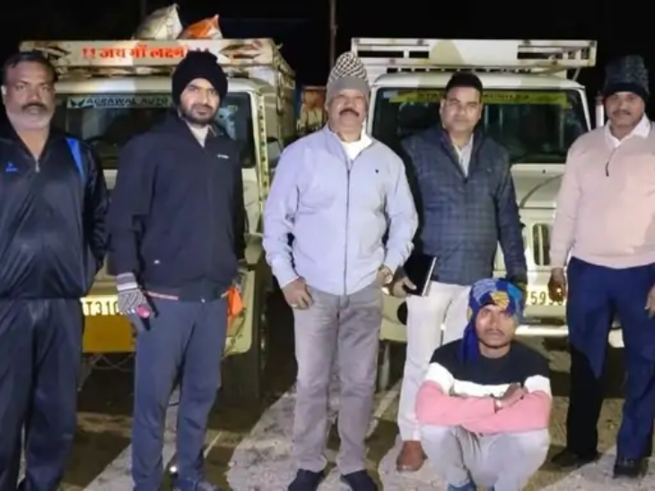 अवैध धान परिवहन के खिलाफ बलरामपुर पुलिस की कार्रवाई।