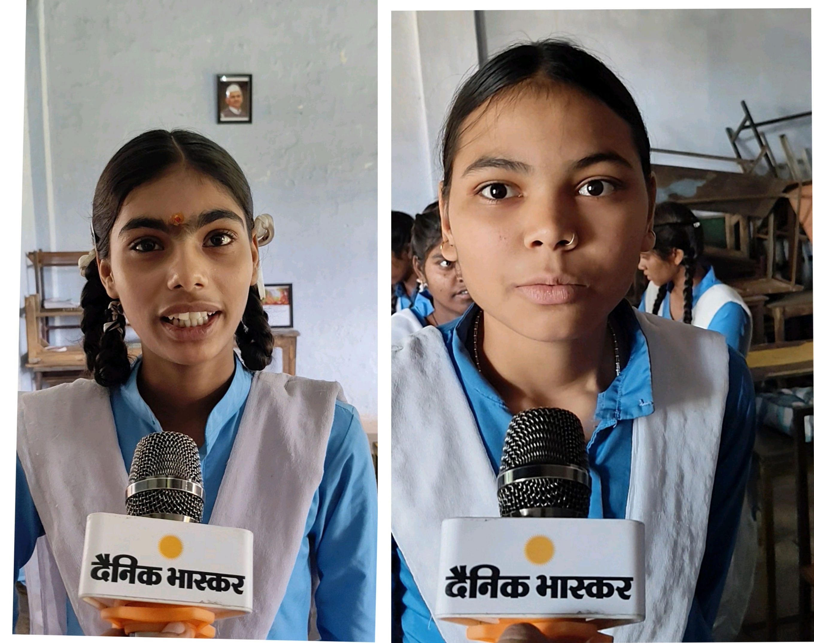 एक बिल्डिंग में स्कूल लगने से छात्राओं की परेशानी।