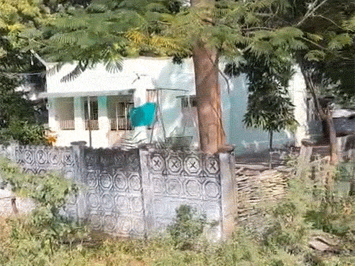 बंगले के पीछे का एरिया। यहां से लाशें घसीटकर गड्ढे तक लाई गई थीं।