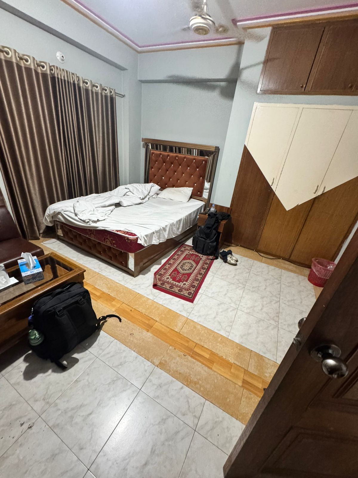 वह लॉज, जिसमें भारतीय खिलाड़ियों को ठहराया गया।