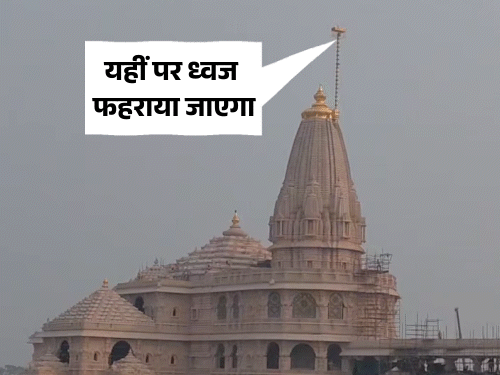 ट्रस्ट के अनुसार, राम मंदिर के शिखर पर ध्वज फहराने के बाद मंदिर संपूर्ण माना जाएगा।