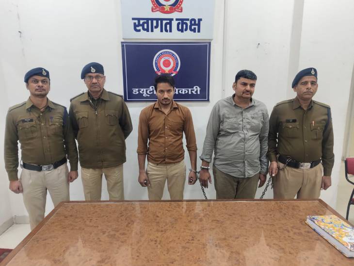 सराफा पुलिस ने मारपीट करने वाले दो व्यापारियों पर की कार्रवाई।