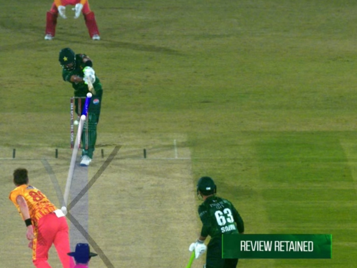 बाबर आजम 9वीं बार टी-20 इंटरनेशनल में शून्य पर आउट हुए।