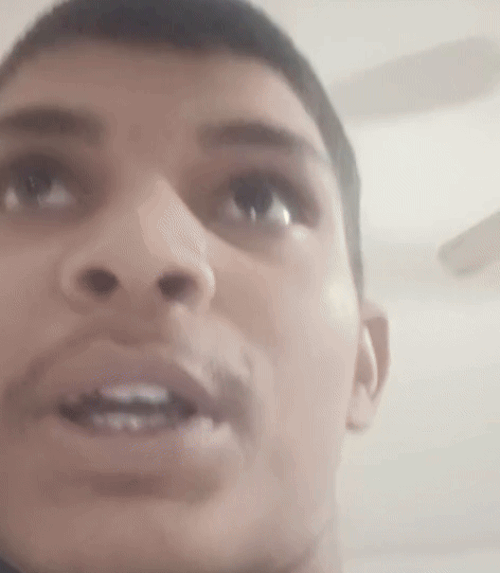 सुसाइड से पहले युवक का वीडियो।
