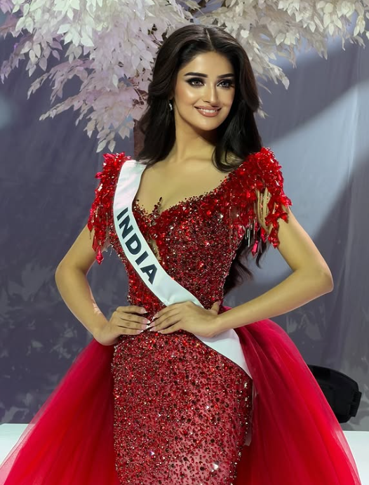 मनिका विश्वकर्मा, मिस यूनिवर्स 2025 में भारत को रिप्रजेंट कर रही हैं।
